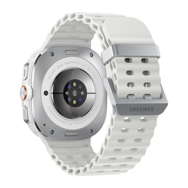 Умные часы Samsung Galaxy Watch Ultra 47мм, ремешок Marine (Titanium White, 2024)